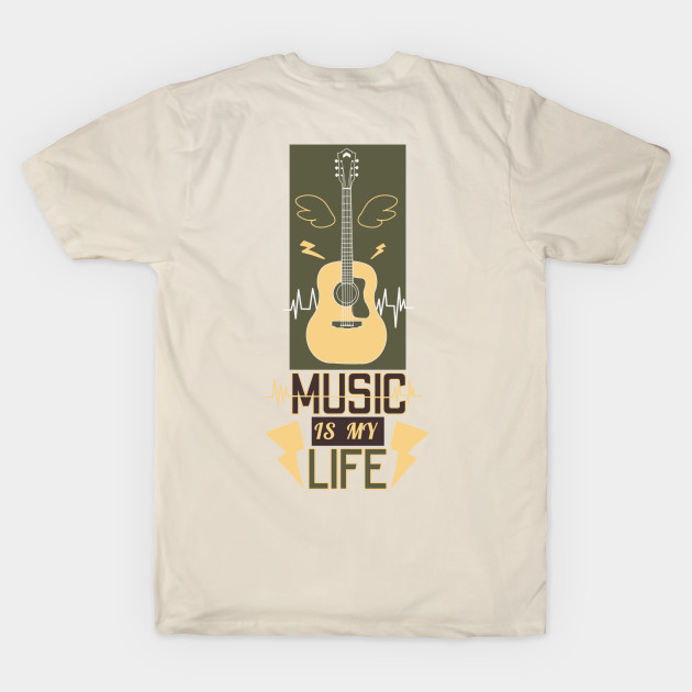 Guitar: MUSIC IS MY LIFE by MofisART